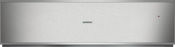 Gaggenau WS482110 Wärmeschublade Serie 400 Edelstahl-hinterlegte Glasfront Breite 76 cm, Höhe 21 cm